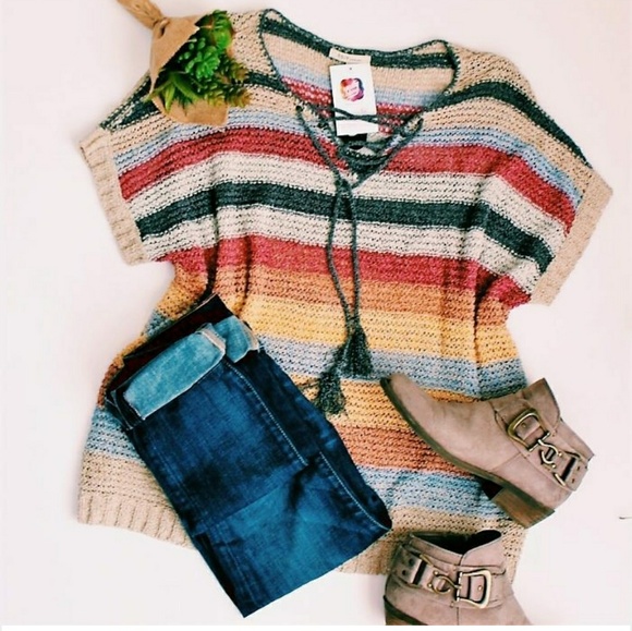 Unity Blend Tops - BUY 1, GET 1 50% OFF! Plus Size open knit